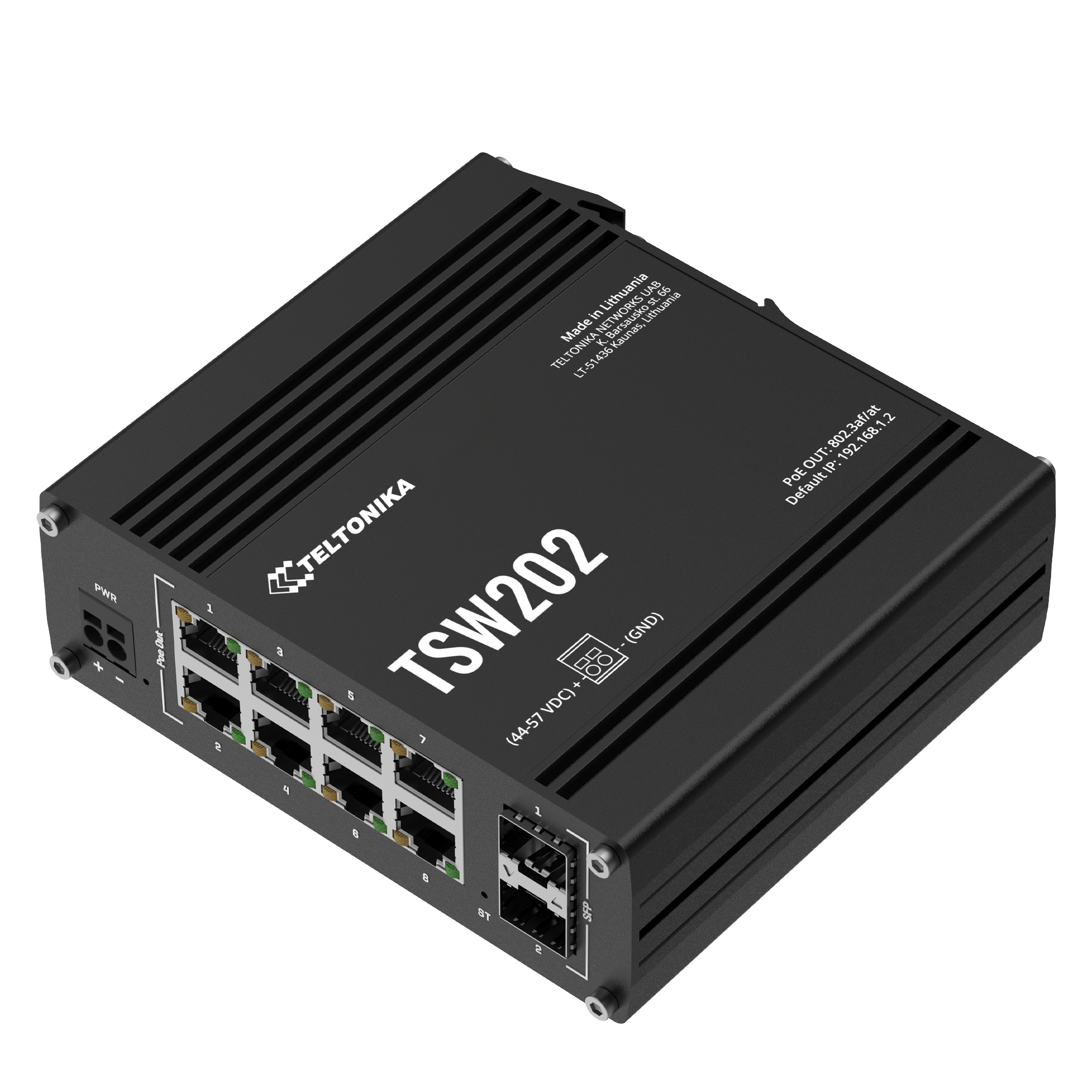 TSW202 産業用イーサネットスイッチ - 画像 (4)